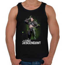 PRINTFASHION The First Descendant Freyna  - Férfi atléta - Fekete atléta, trikó
