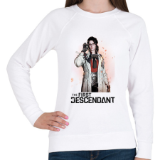 PRINTFASHION The First Descendant Gley - Női pulóver - Fehér női pulóver, kardigán