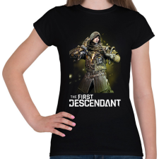 PRINTFASHION The First Descendant Jayber - Női póló - Fekete női póló