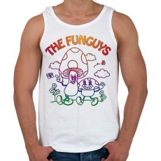 PRINTFASHION The funguys - Férfi atléta - Fehér