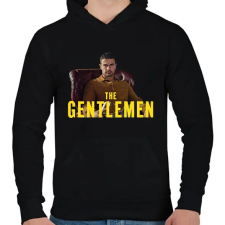 PRINTFASHION The Gentlemen - Úriemberek - Férfi kapucnis pulóver - Fekete férfi pulóver, kardigán