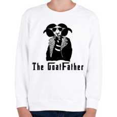 PRINTFASHION the goatfather - Gyerek pulóver - Fehér