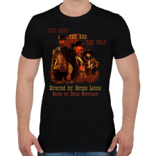 PRINTFASHION the good,the bad,the ugly 2 - Férfi póló - Fekete férfi póló