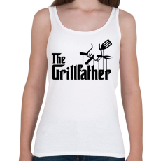 PRINTFASHION The grillfather - black - Női atléta - Fehér