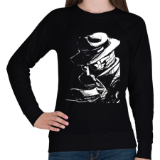 PRINTFASHION The invisible man - Női pulóver - Fekete női pulóver, kardigán