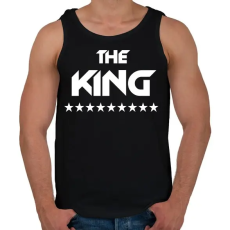 PRINTFASHION The King - Férfi atléta - Fekete