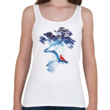 PRINTFASHION The last apple tree - Női atléta - Fehér női trikó