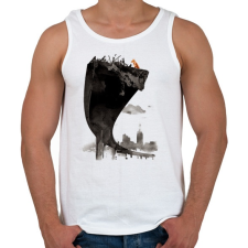 PRINTFASHION The last of us - Férfi atléta - Fehér atléta, trikó