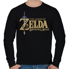 PRINTFASHION The legend of Zelda - Férfi pulóver - Fekete