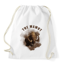 PRINTFASHION THE MAMUT - Sportzsák, Tornazsák - Fehér tornazsák