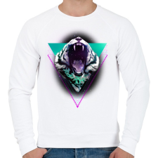 PRINTFASHION The master of the universe - Férfi pulóver - Fehér férfi pulóver, kardigán