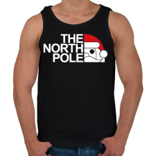 PRINTFASHION The north pole - Márka paródia - Férfi atléta - Fekete atléta, trikó