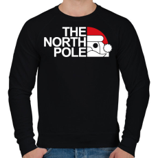 PRINTFASHION The north pole - Márka paródia - Férfi pulóver - Fekete