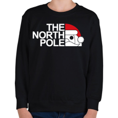 PRINTFASHION The north pole - Márka paródia - Gyerek pulóver - Fekete
