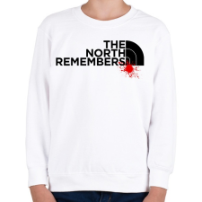 PRINTFASHION The North Remembers - Gyerek pulóver - Fehér gyerek pulóver, kardigán