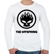 PRINTFASHION THE OFFSPRING - Férfi hosszú ujjú póló - Fehér
