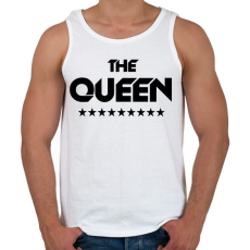 PRINTFASHION The Queen - Férfi atléta - Fehér