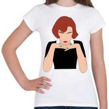 PRINTFASHION The Queen's Gambit - Női póló - Fehér női póló