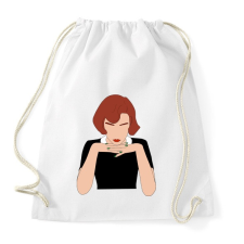 PRINTFASHION The Queen's Gambit - Sportzsák, Tornazsák - Fehér tornazsák