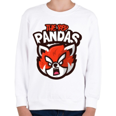 PRINTFASHION The Red Pandas - Gyerek pulóver - Fehér