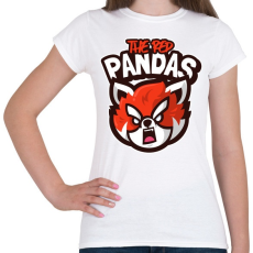 PRINTFASHION The Red Pandas - Női póló - Fehér