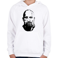 PRINTFASHION The Rock - Gyerek kapucnis pulóver - Fehér