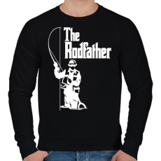 PRINTFASHION The Rodfather - Férfi pulóver - Fekete