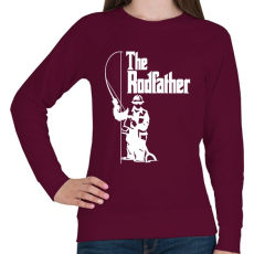 PRINTFASHION The Rodfather - Női pulóver - Bordó