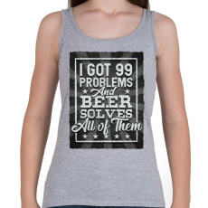 PRINTFASHION The solution - Női atléta - Sport szürke