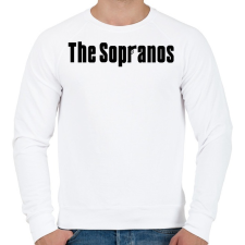 PRINTFASHION The Sopranos - Férfi pulóver - Fehér férfi pulóver, kardigán