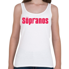 PRINTFASHION The Sopranos Original - Női atléta - Fehér női trikó