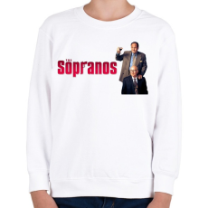 PRINTFASHION The sopranos - Tony - Gyerek pulóver - Fehér