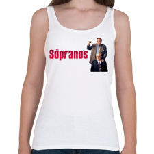 PRINTFASHION The sopranos - Tony - Női atléta - Fehér női trikó