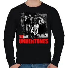 PRINTFASHION THE UNDERTONES - Férfi pulóver - Fekete férfi pulóver, kardigán