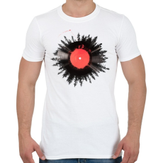 PRINTFASHION The vinyl of my life - Férfi póló - Fehér