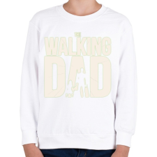 PRINTFASHION The walking dad - Gyerek pulóver - Fehér gyerek pulóver, kardigán