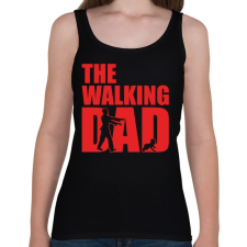 PRINTFASHION The walking dad - Női atléta - Fekete női trikó