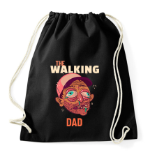 PRINTFASHION The walking dad - Sportzsák, Tornazsák - Fekete tornazsák