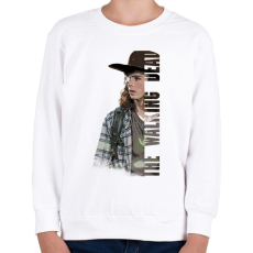 PRINTFASHION The Walking Dead Carl - Gyerek pulóver - Fehér