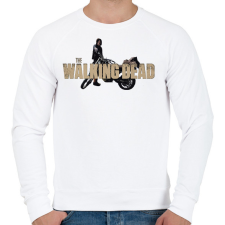 PRINTFASHION The Walking Dead Daryl - Férfi pulóver - Fehér férfi pulóver, kardigán