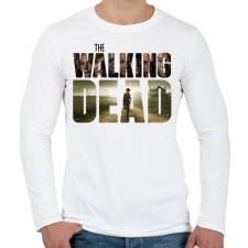 PRINTFASHION The Walking Dead - Férfi hosszú ujjú póló - Fehér férfi póló