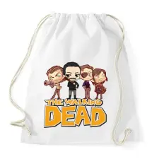 PRINTFASHION The Walking Dead - Sportzsák, Tornazsák - Fehér tornazsák