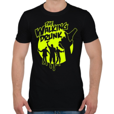 PRINTFASHION The Walking Drunk - Férfi póló - Fekete férfi póló