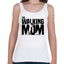 PRINTFASHION The Walking Mom - Női atléta - Fehér női trikó