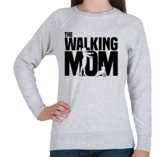 PRINTFASHION The Walking Mom - Női pulóver - Sport szürke