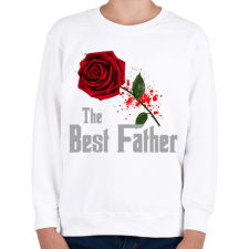 PRINTFASHION thebestfather - Gyerek pulóver - Fehér gyerek pulóver, kardigán