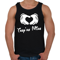 PRINTFASHION They are mine - Férfi atléta - Fekete