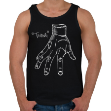 PRINTFASHION "Thing" - Férfi atléta - Fekete atléta, trikó