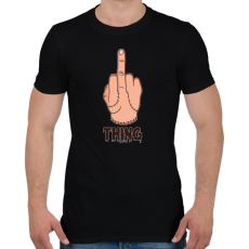 PRINTFASHION Thing - Férfi póló - Fekete