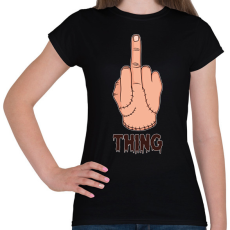 PRINTFASHION Thing - Női póló - Fekete